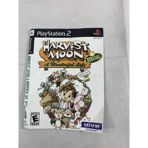 HARVEST MOON A WONDERFUL LIFE (Playstation 2 ) Original Cover Art Insert